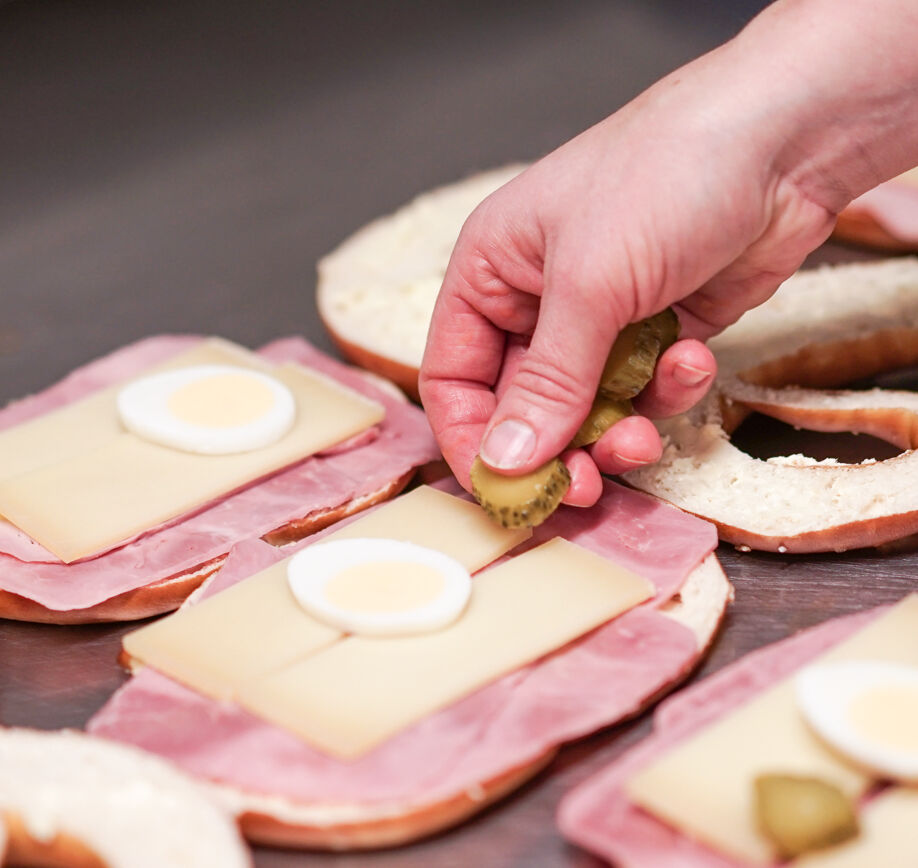 handgemachte Sandwiches