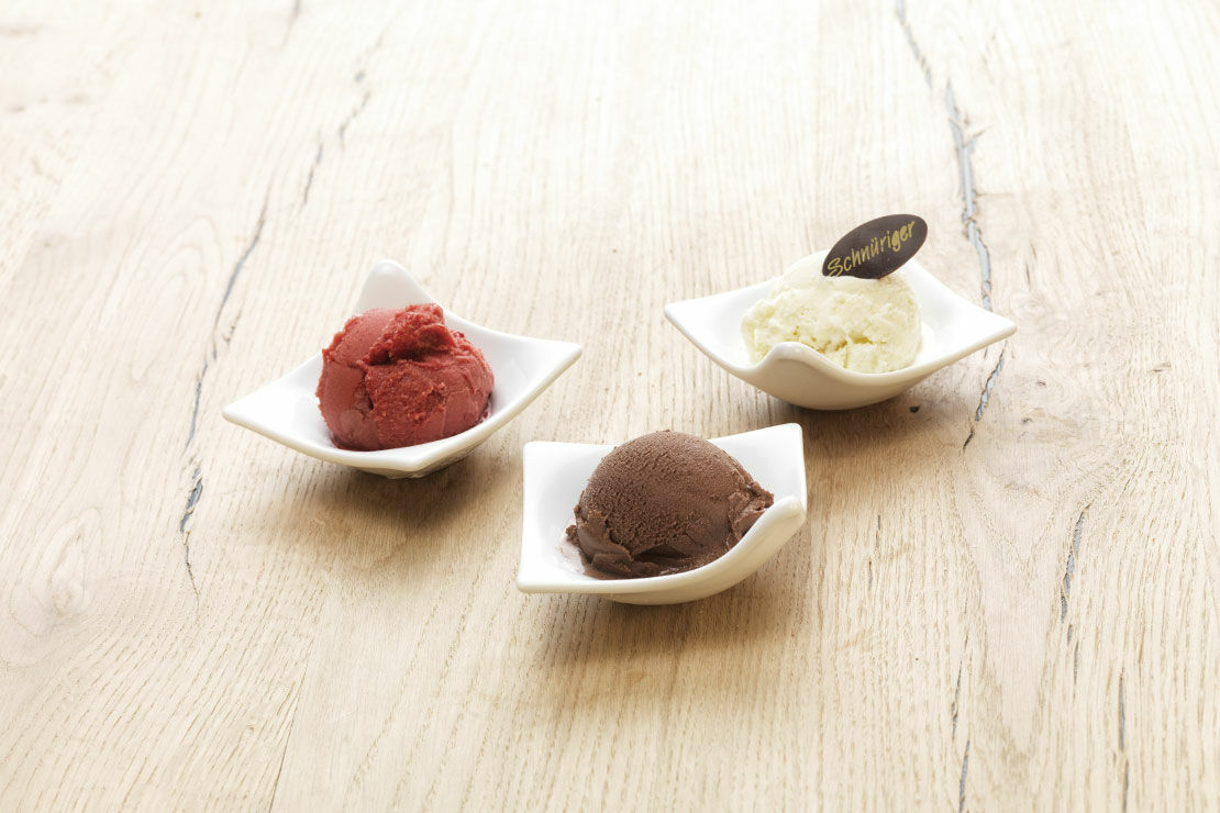 hausgemachte Glacé